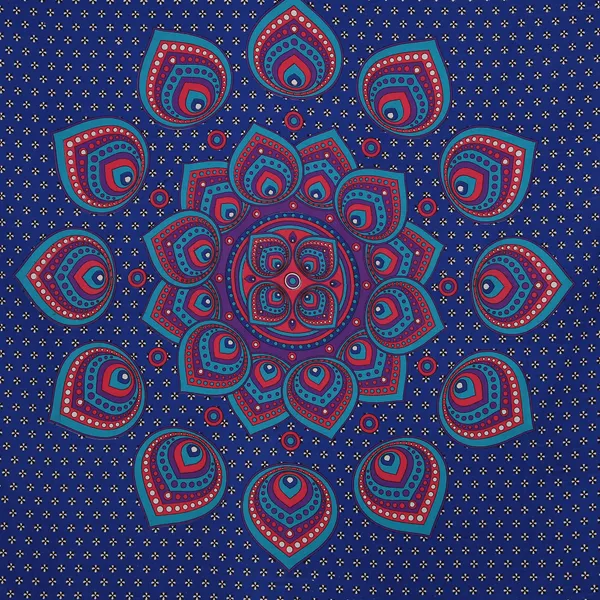Cotton_Printed_Double_Bedsheet_(Blue)_with_set_of_2_Pillow_Covers